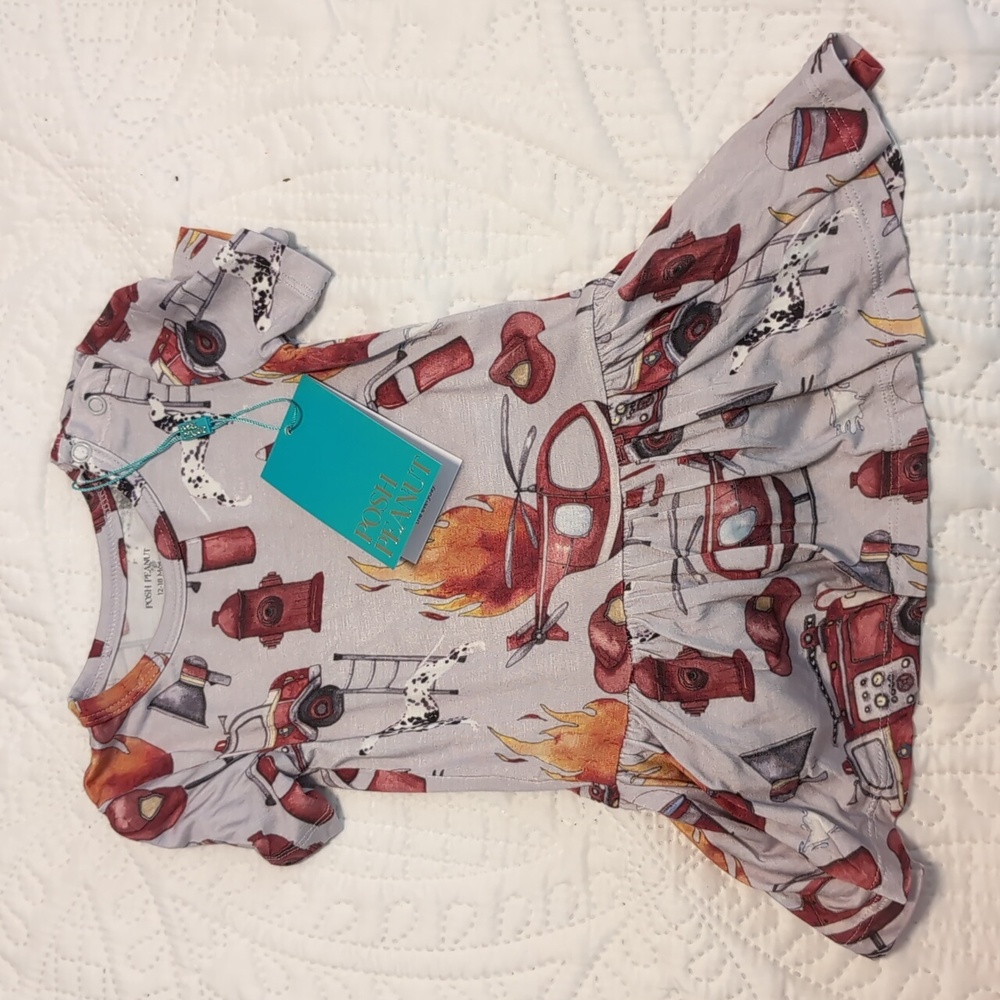 Posh Peanut hero firefighter twirl